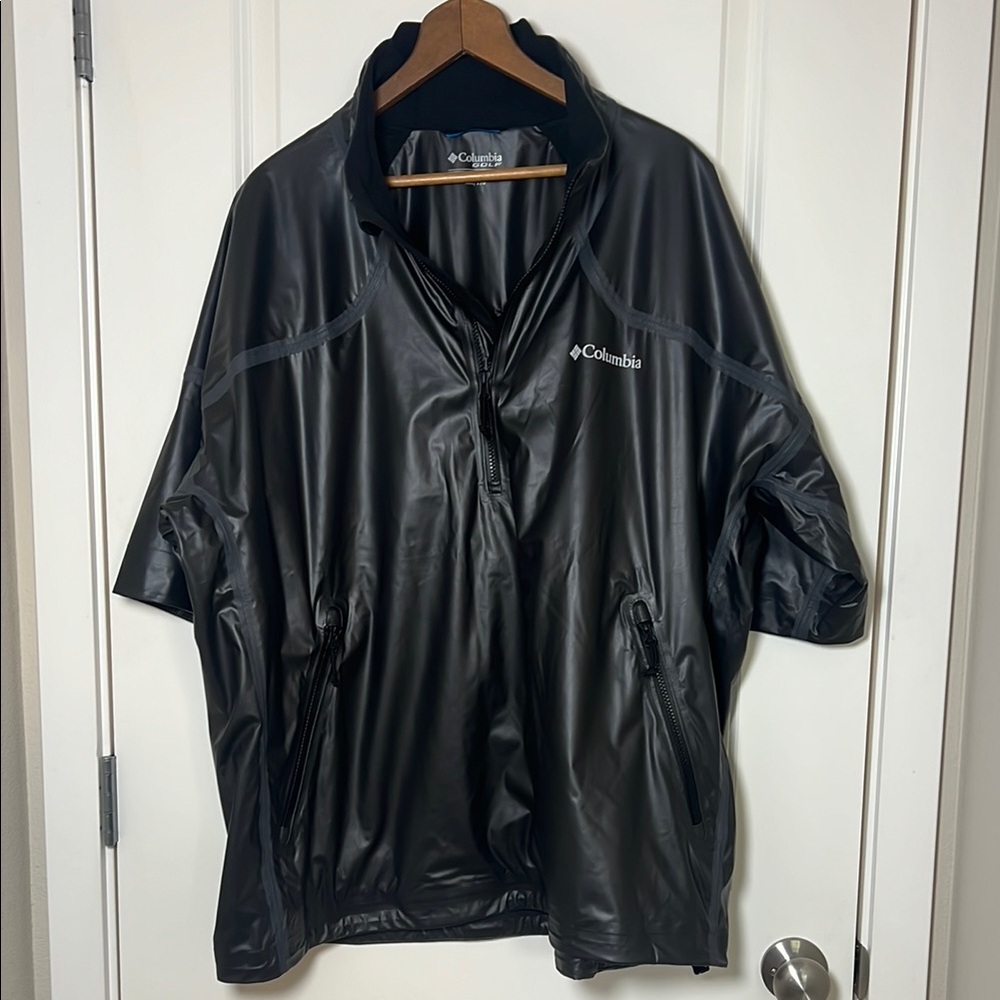 Columbia Golf OutDry Extreme Waterproof Half Zip Shirt Black XXL